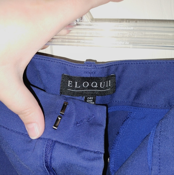 PLUS Eloquii 24S Blue Slacks - Picture 4 of 4